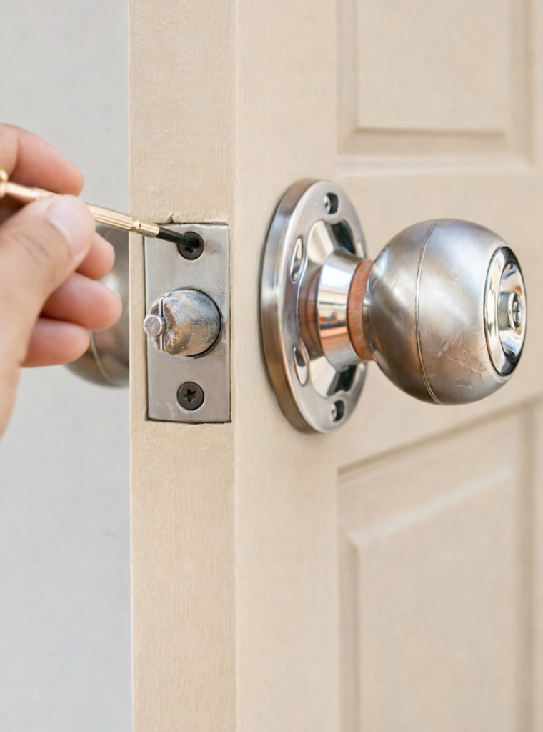 20251223_1210_Beige Door Lockpicking_remix_01kd4pbzp4ebhvx1ex5b89fva1